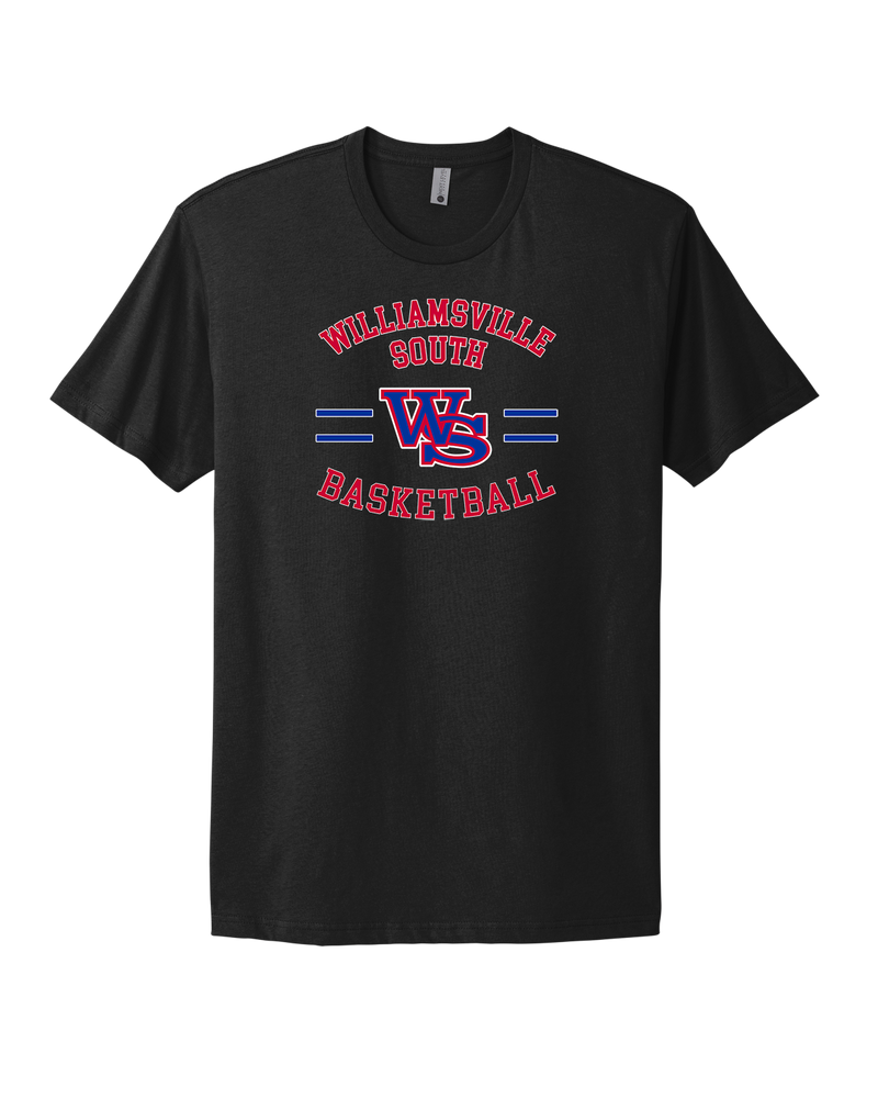 Williamsville South HS Boys Basketball Curve - Select Cotton T-Shirt