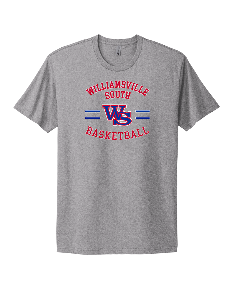 Williamsville South HS Boys Basketball Curve - Select Cotton T-Shirt