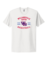 Williamsville South HS Boys Basketball Curve - Select Cotton T-Shirt