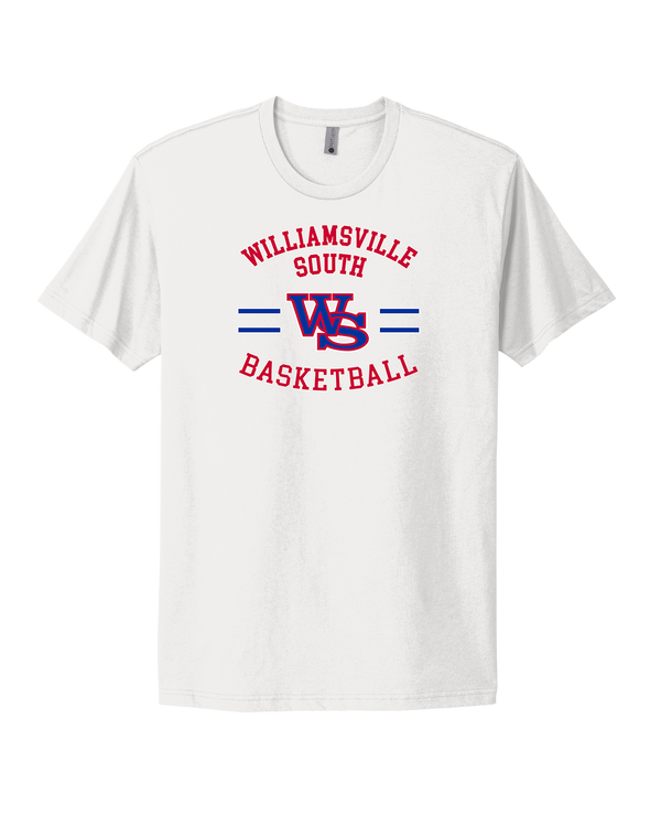 Williamsville South HS Boys Basketball Curve - Select Cotton T-Shirt