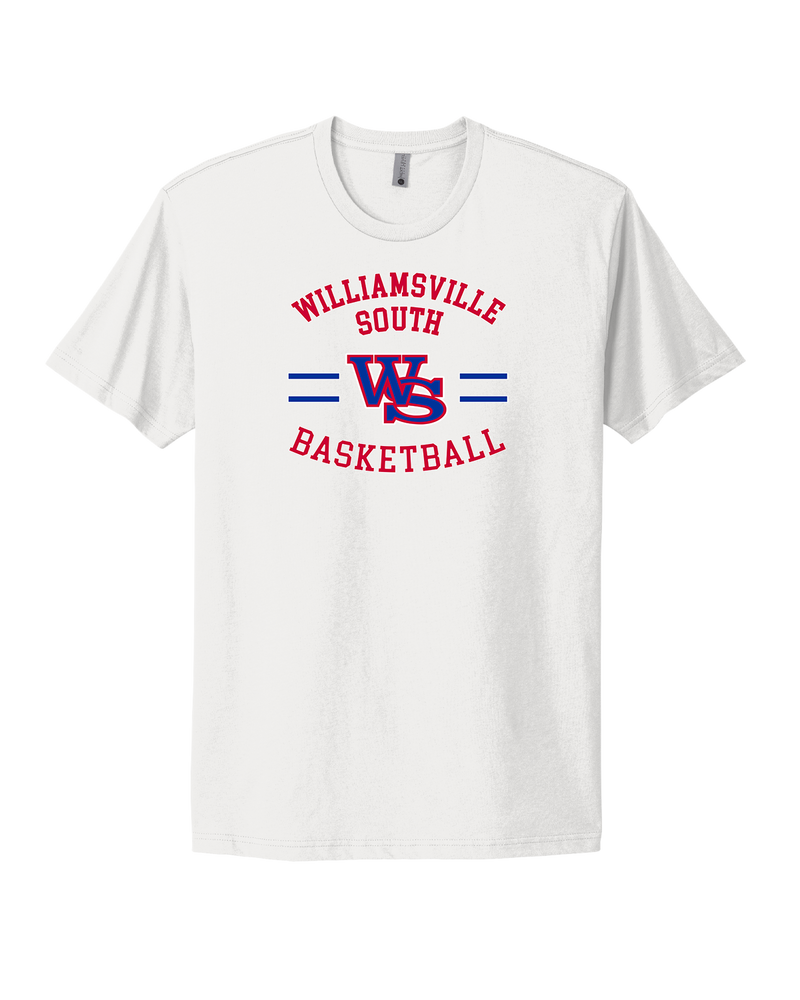 Williamsville South HS Boys Basketball Curve - Select Cotton T-Shirt