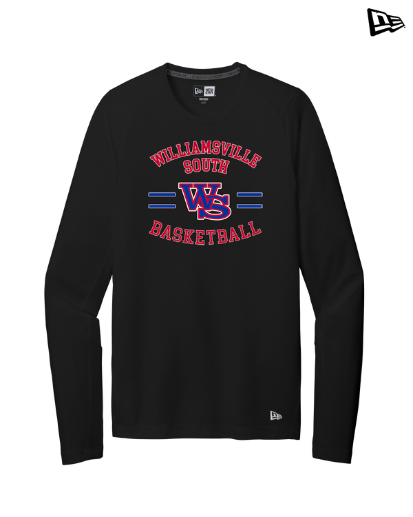 Williamsville South HS Boys Basketball Curve - New Era Long Sleeve Crew
