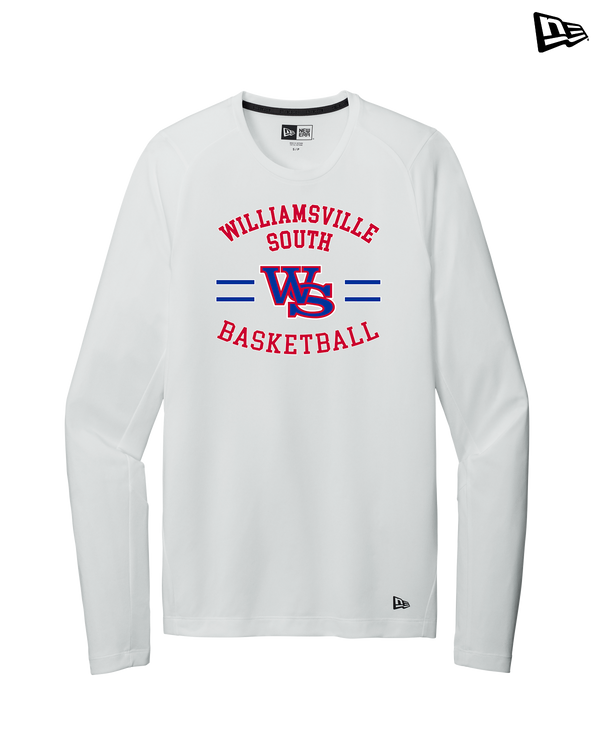 Williamsville South HS Boys Basketball Curve - New Era Long Sleeve Crew