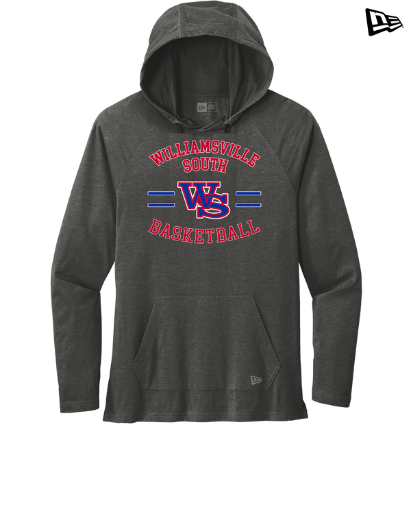 Williamsville South HS Boys Basketball Curve - New Era Tri Blend Hoodie
