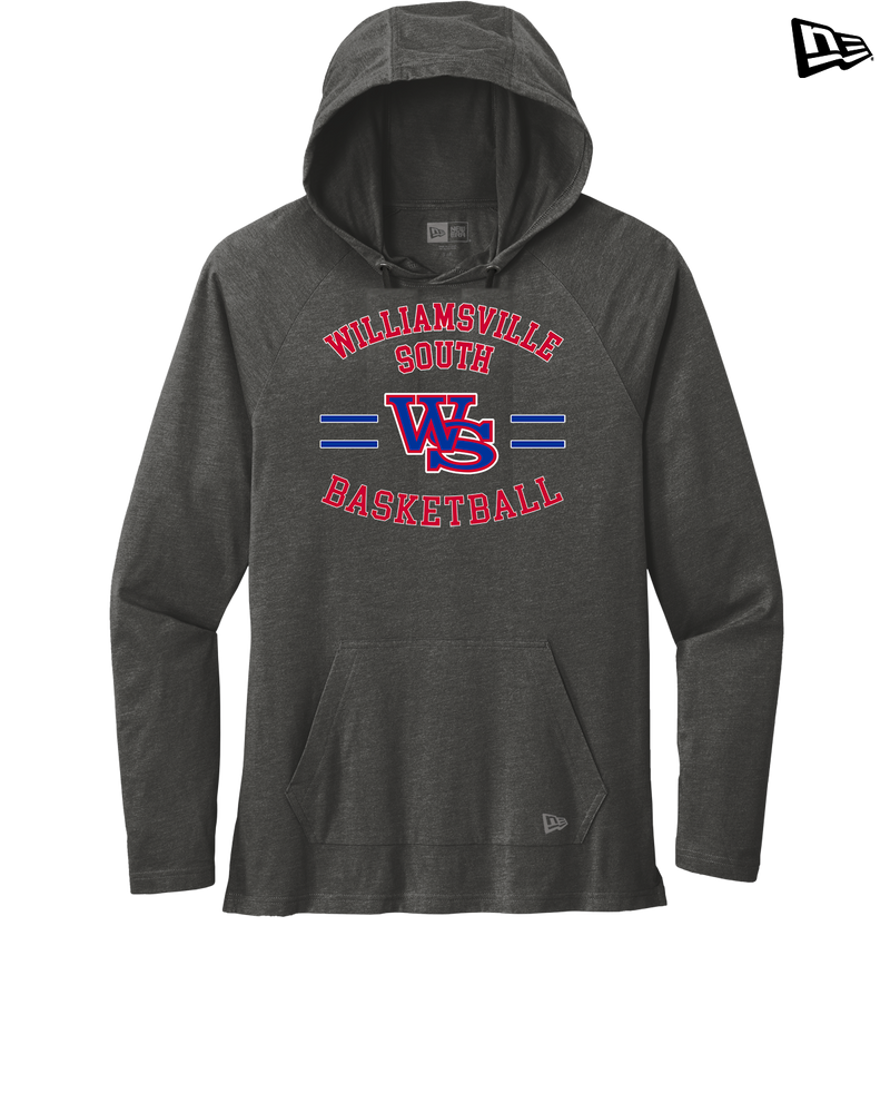 Williamsville South HS Boys Basketball Curve - New Era Tri Blend Hoodie