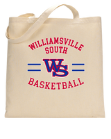 Williamsville South HS Boys Basketball Curve - Tote Bag