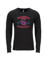 Williamsville South HS Boys Basketball Curve - Tri Blend Long Sleeve