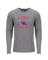 Williamsville South HS Boys Basketball Curve - Tri Blend Long Sleeve