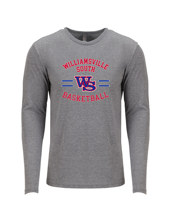 Williamsville South HS Boys Basketball Curve - Tri Blend Long Sleeve