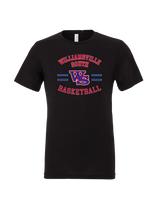 Williamsville South HS Boys Basketball Curve - Mens Tri Blend Shirt