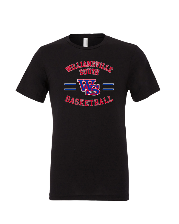 Williamsville South HS Boys Basketball Curve - Mens Tri Blend Shirt