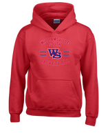 Williamsville South HS Boys Basketball Curve - Cotton Hoodie