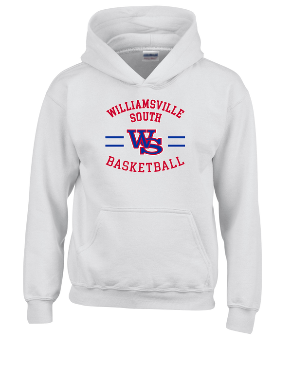 Williamsville South HS Boys Basketball Curve - Cotton Hoodie
