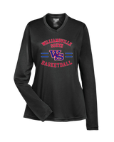 Williamsville South HS Boys Basketball Curve - Womens Performance Long Sleeve