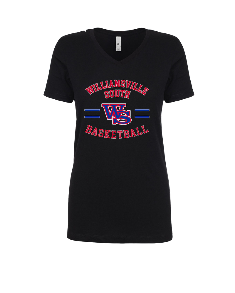 Williamsville South HS Boys Basketball Curve - Womens V-Neck