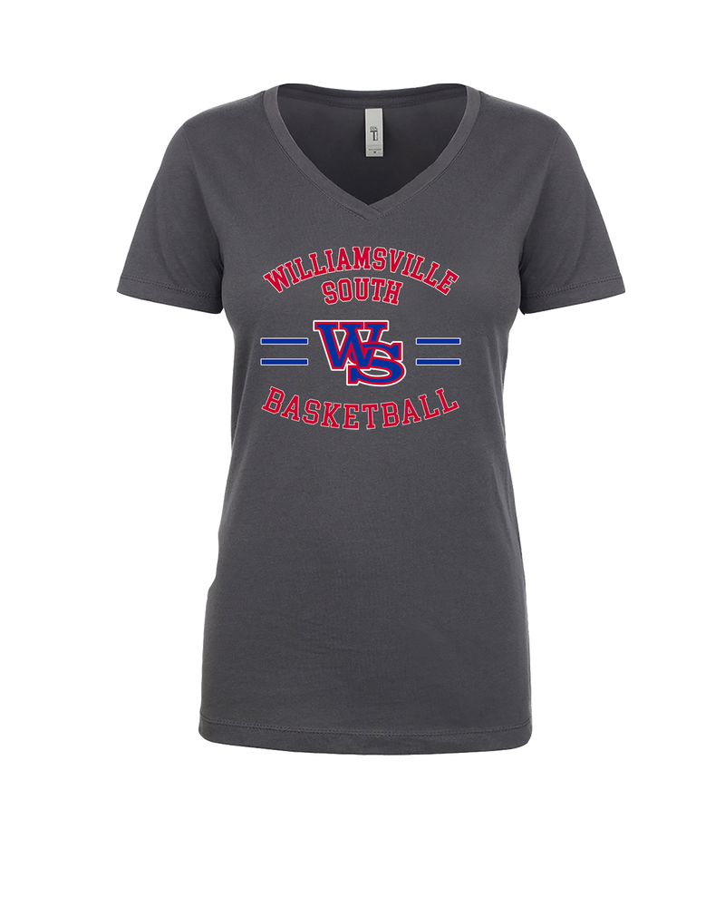 Williamsville South HS Boys Basketball Curve - Womens V-Neck
