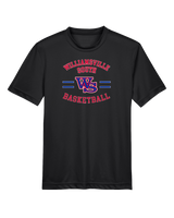 Williamsville South HS Boys Basketball Curve - Youth Performance T-Shirt