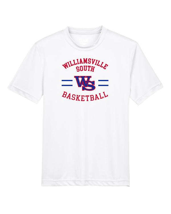 Williamsville South HS Boys Basketball Curve - Youth Performance T-Shirt