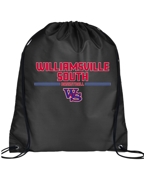 Williamsville South HS Boys Basketball Keen - Drawstring Bag