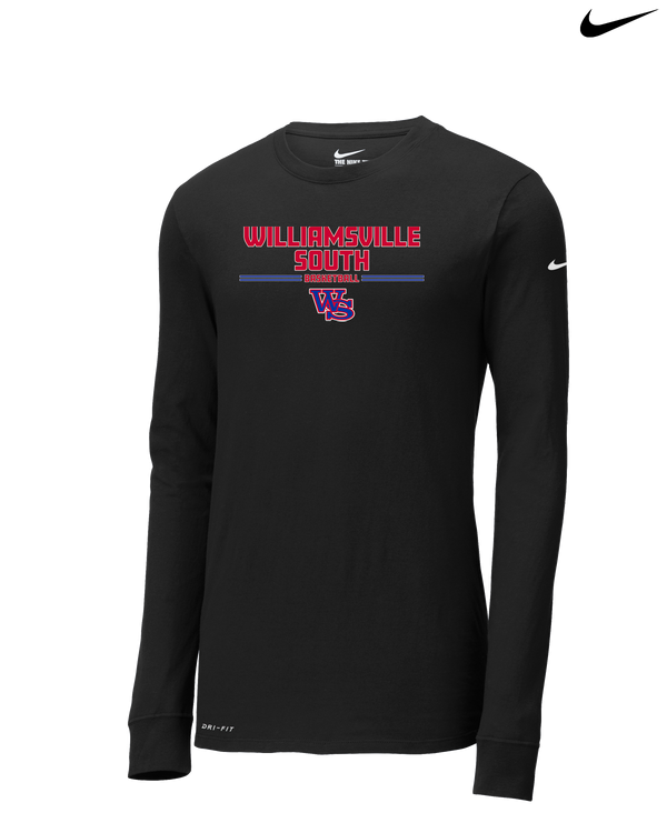 Williamsville South HS Boys Basketball Keen - Nike Dri-Fit Poly Long Sleeve