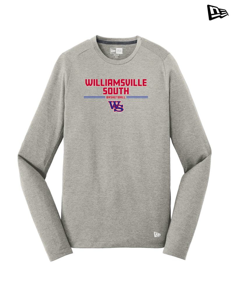 Williamsville South HS Boys Basketball Keen - New Era Long Sleeve Crew