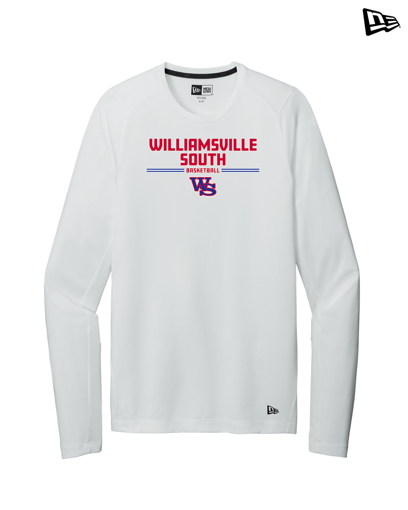 Williamsville South HS Boys Basketball Keen - New Era Long Sleeve Crew