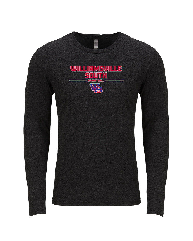 Williamsville South HS Boys Basketball Keen - Tri Blend Long Sleeve