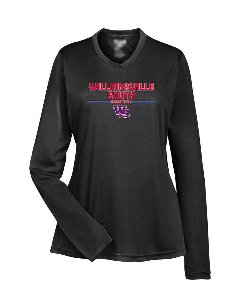 Williamsville South HS Boys Basketball Keen - Womens Performance Long Sleeve