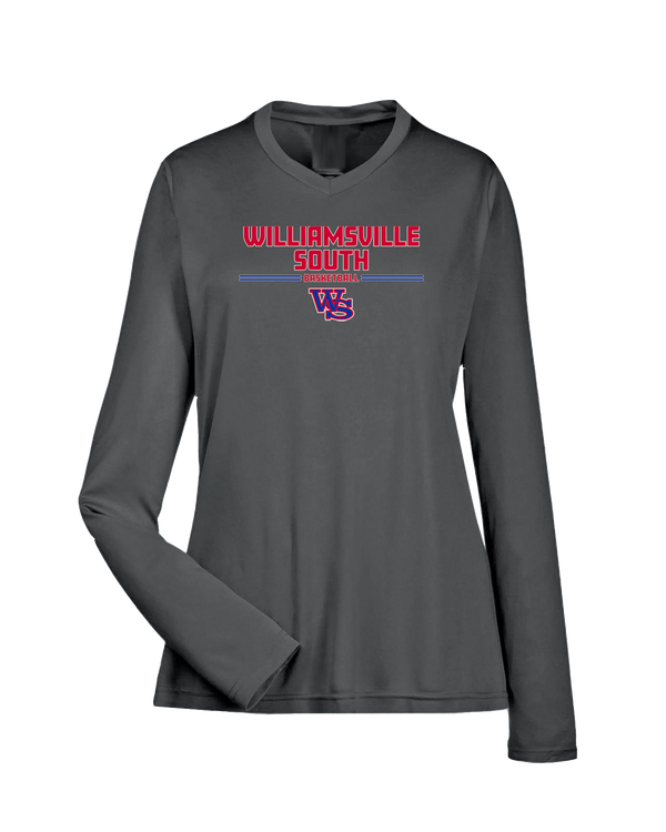 Williamsville South HS Boys Basketball Keen - Womens Performance Long Sleeve