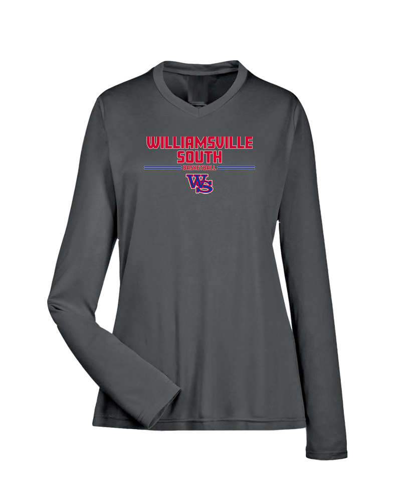 Williamsville South HS Boys Basketball Keen - Womens Performance Long Sleeve