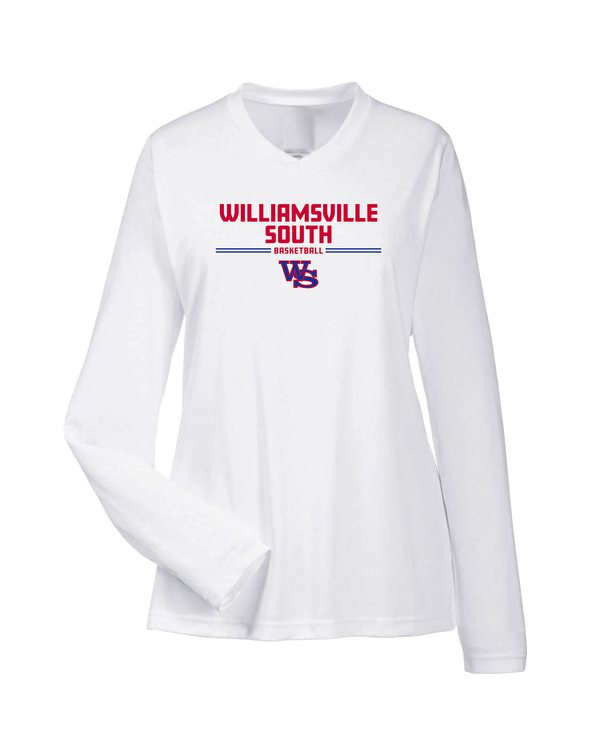 Williamsville South HS Boys Basketball Keen - Womens Performance Long Sleeve