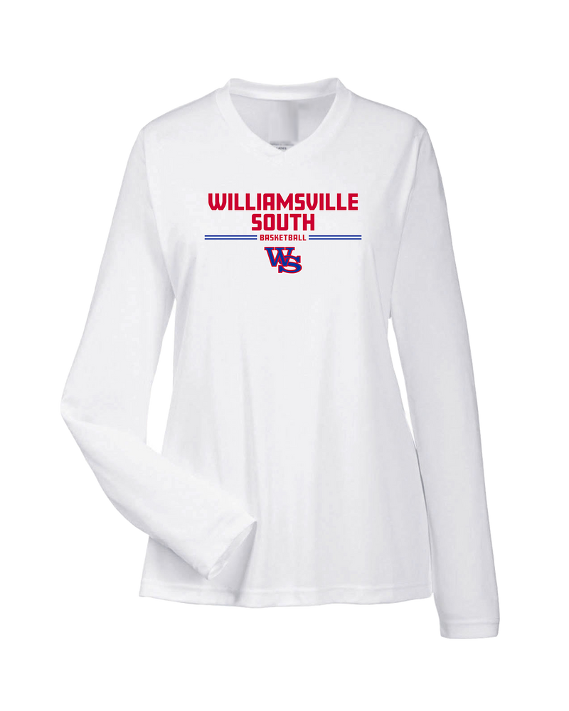 Williamsville South HS Boys Basketball Keen - Womens Performance Long Sleeve