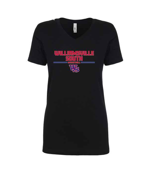 Williamsville South HS Boys Basketball Keen - Womens V-Neck
