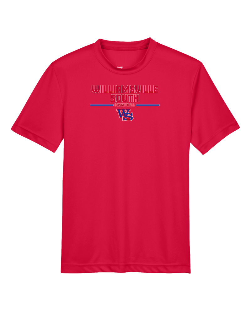 Williamsville South HS Boys Basketball Keen - Youth Performance T-Shirt