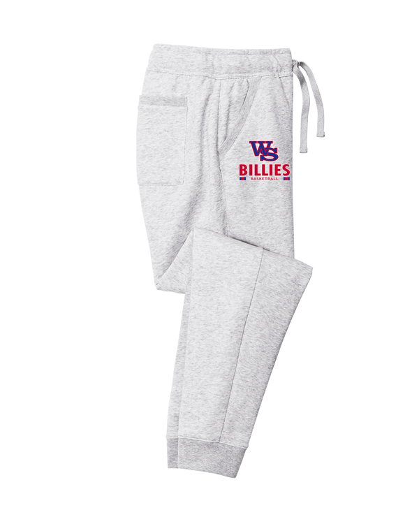 Williamsville South HS Boys Basketball Stacked - Cotton Joggers