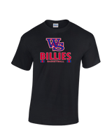 Williamsville South HS Boys Basketball Stacked - Cotton T-Shirt