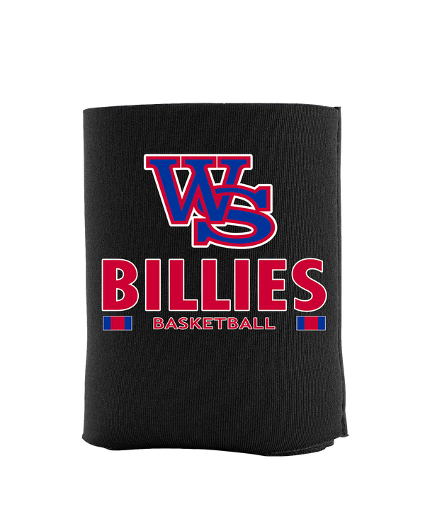 Williamsville South HS Boys Basketball Stacked - Koozie
