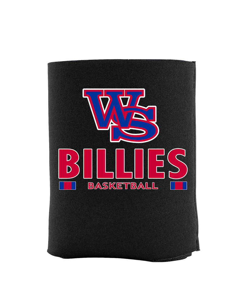 Williamsville South HS Boys Basketball Stacked - Koozie