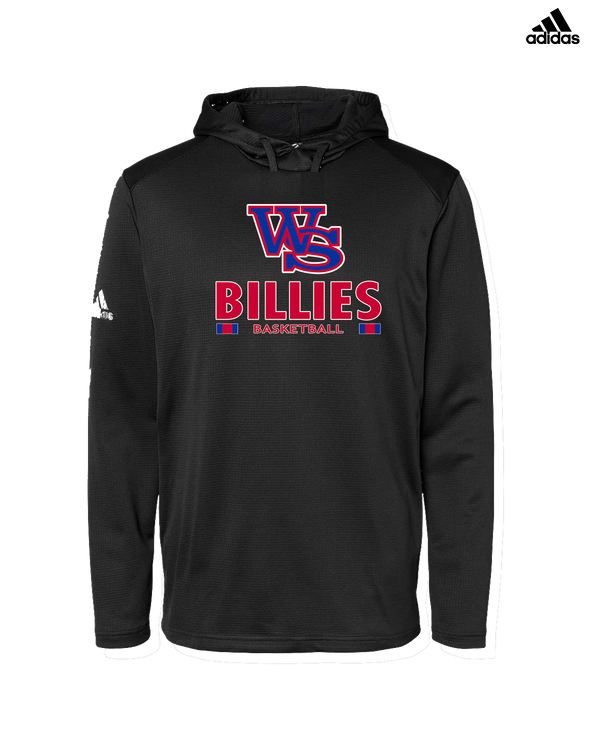 Williamsville South HS Boys Basketball Stacked - Adidas Men's Hooded Sweatshirt
