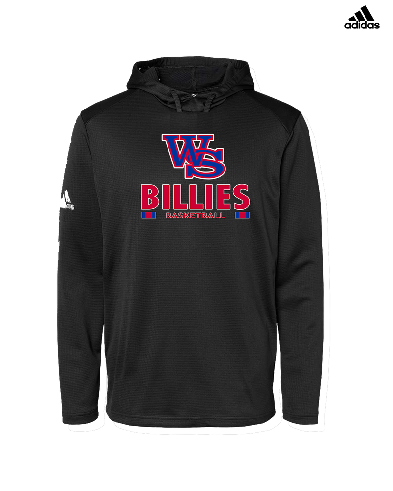 Williamsville South HS Boys Basketball Stacked - Adidas Men's Hooded Sweatshirt