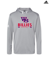 Williamsville South HS Boys Basketball Stacked - Adidas Men's Hooded Sweatshirt