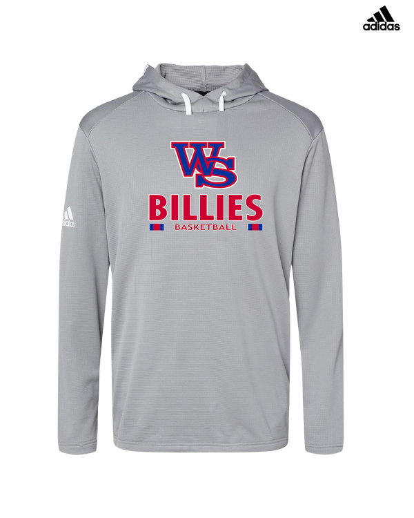 Williamsville South HS Boys Basketball Stacked - Adidas Men's Hooded Sweatshirt