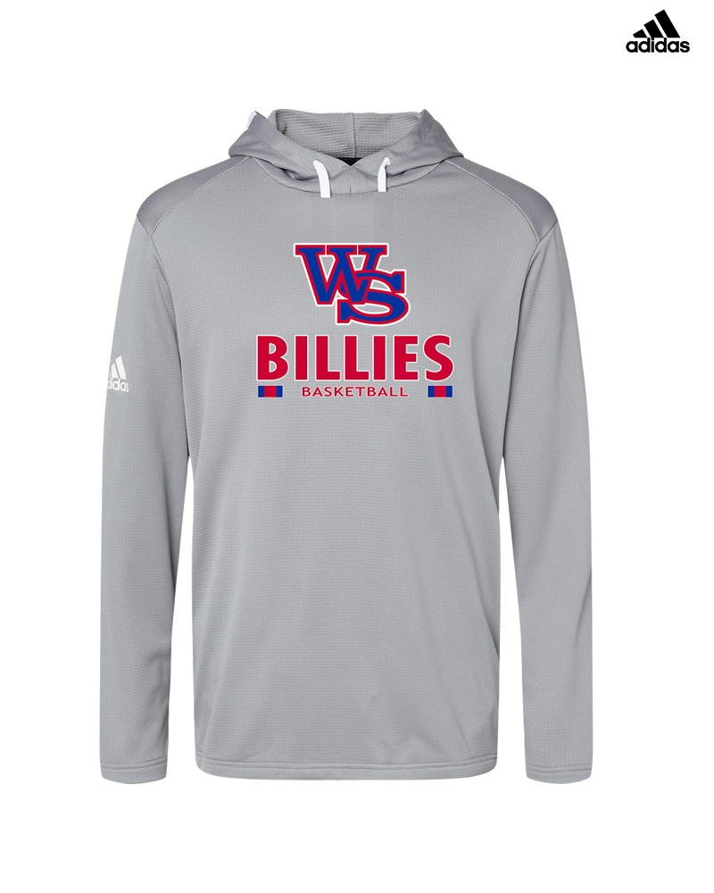 Williamsville South HS Boys Basketball Stacked - Adidas Men's Hooded Sweatshirt