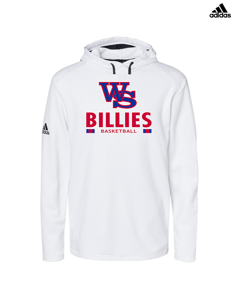 Williamsville South HS Boys Basketball Stacked - Adidas Men's Hooded Sweatshirt