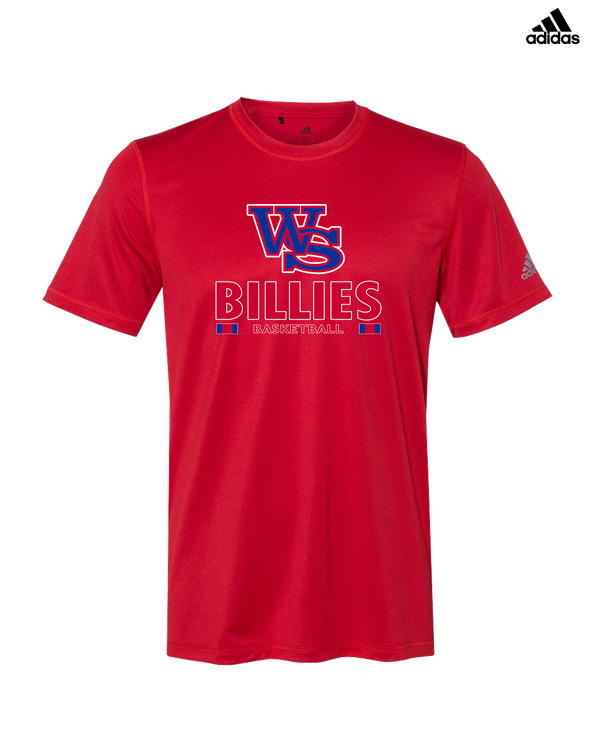 Williamsville South HS Boys Basketball Stacked - Adidas Men's Performance Shirt