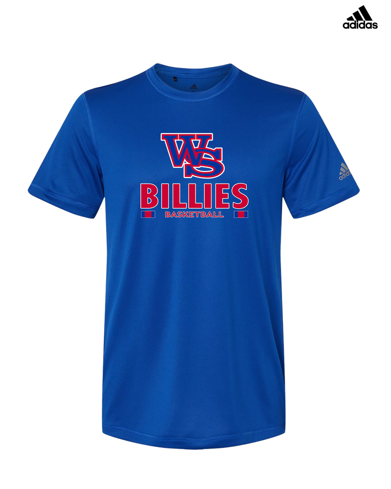 Williamsville South HS Boys Basketball Stacked - Adidas Men's Performance Shirt