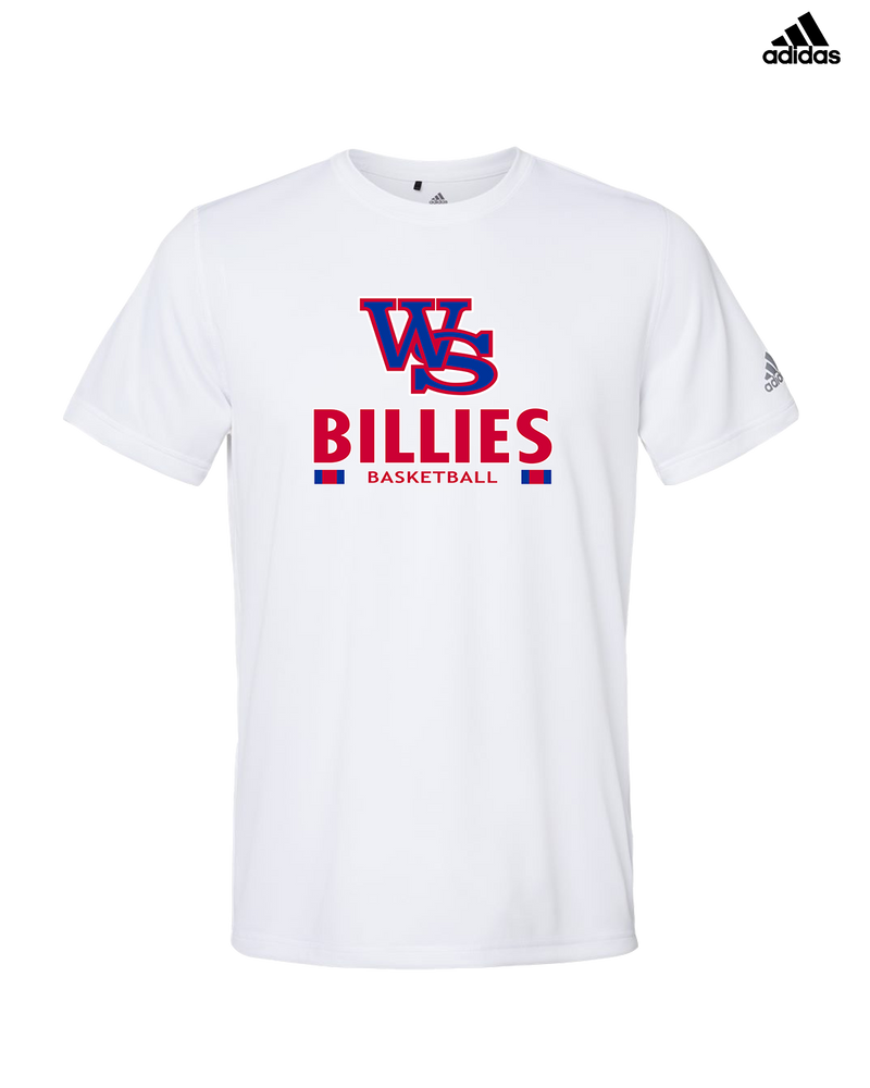 Williamsville South HS Boys Basketball Stacked - Adidas Men's Performance Shirt