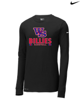 Williamsville South HS Boys Basketball Stacked - Nike Dri-Fit Poly Long Sleeve