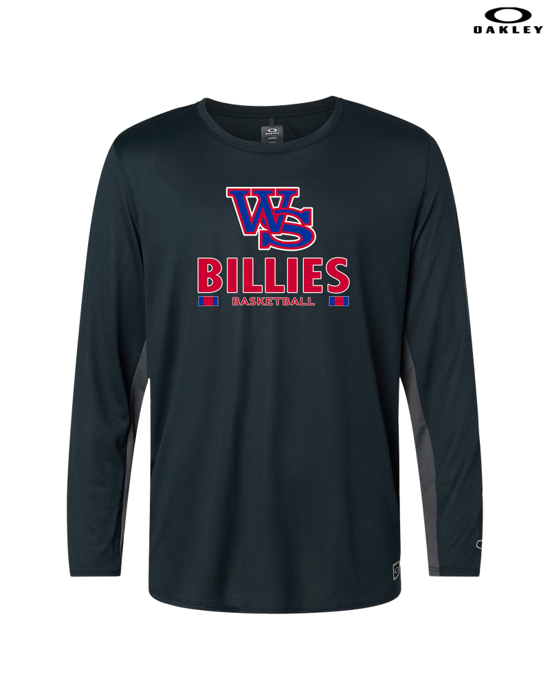Williamsville South HS Boys Basketball Stacked - Oakley Hydrolix Long Sleeve