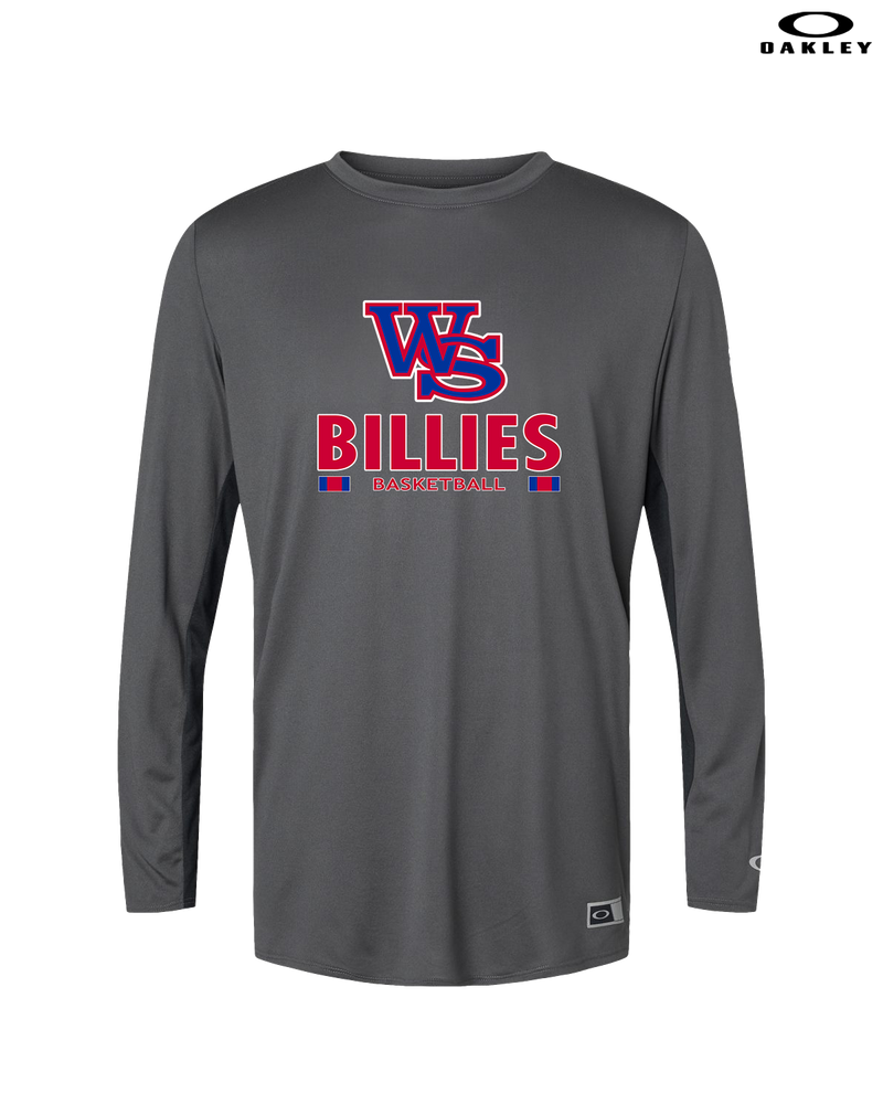 Williamsville South HS Boys Basketball Stacked - Oakley Hydrolix Long Sleeve